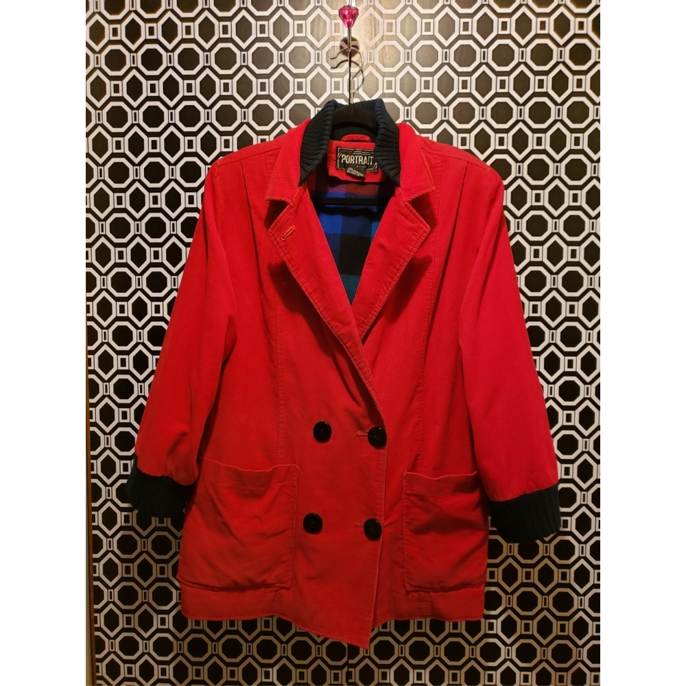 Vintage Corduroy Jacket Unisex Men's S/Women's L